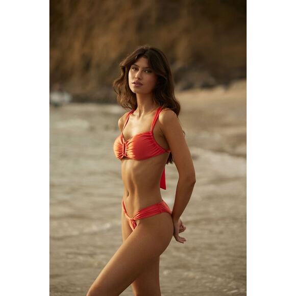 PQ Swim Tangerine Cindy Full Bottoms NWT SIZE S M L - Picture 4 of 5